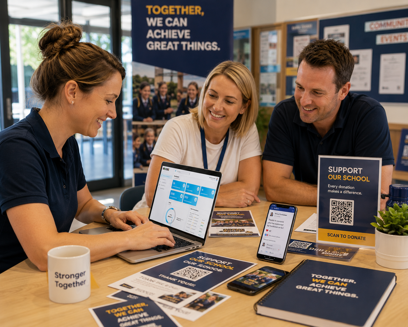 Promote a digital fundraiser