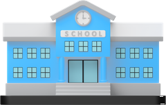 School building icon