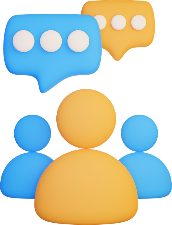 Community conversation illustration