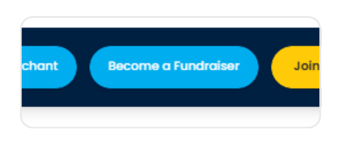 Swoodle website header showing the Become a Fundraiser button
